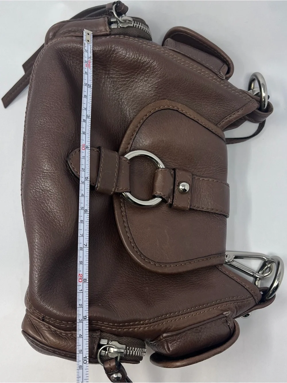 Banana Republic Vintage Brown Leather Hobo Shoulder Bag
